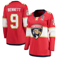 Florida Panthers #9 Sam Bennett Women's Home 2024 Stanley Cup Champions Breakaway Red Jersey