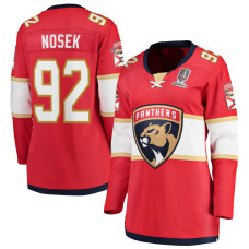 Florida Panthers #92 Tomas Nosek Women's Home 2024 Stanley Cup Champions Breakaway Red Jersey