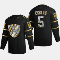 Aaron Ekblad Florida Panthers 2022 Stanley Cup Playoffs Black Diamond Edition Jersey Authentic