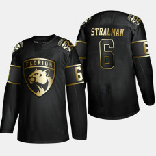 Florida Panthers Anton Stralman #6 Golden Edition Authentic Jersey - Black