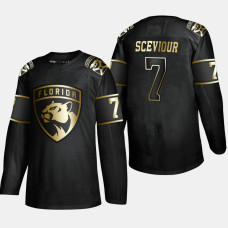 Florida Panthers Colton Sceviour #7 Authentic 2019 Golden Edition Black Player Jersey - Men's