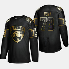 Men's Florida Panthers Dryden Hunt #73 2019 Golden Edition Black Authentic Player Jersey