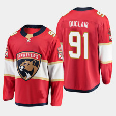 Men's Florida Panthers Anthony Duclair #91 Home 2020-21 Breakaway Player Red Jersey