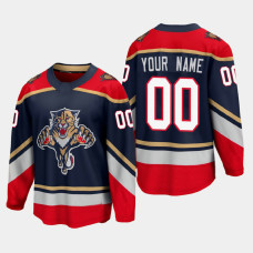 Men's Florida Panthers Customized #00 Special Edition 2021 Blue Jersey