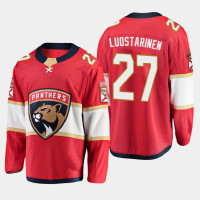 Men's Florida Panthers Eetu Luostarinen #27 Home 2020-21 Breakaway Player Red Jersey