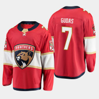 Men's Florida Panthers Radko Gudas #7 Home 2020-21 Breakaway Player Red Jersey
