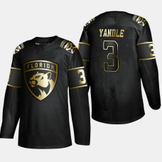 Florida Panthers Keith Yandle #3 Authentic 2019 Golden Edition Black Player Jersey - Men's