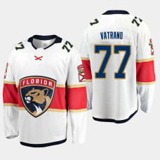 Men's Florida Panthers Frank Vatrano #77 White Away Breakaway Player Jersey