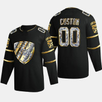 Florida Panthers 2022 Stanley Cup Playoffs Black Diamond Edition Jersey Customized