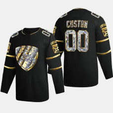 Florida Panthers 2022 Stanley Cup Playoffs Black Diamond Edition Jersey Customized