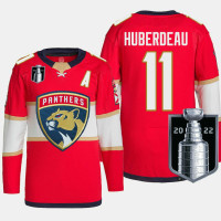 Florida Panthers Jonathan Huberdeau 2022 Stanley Cup Playoffs Red Jersey Authentic Pro #11