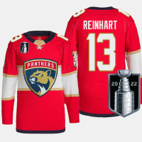 Florida Panthers Sam Reinhart 2022 Stanley Cup Playoffs Red Jersey Authentic Pro #13