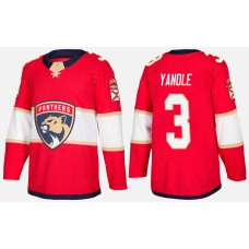 Florida Panthers #3 Keith Yandle Home Red Jersey