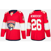 Florida Panthers #26 Retired David Nemirovsky Home Red Jersey