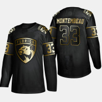 Florida Panthers Sam Montembeault #33 Authentic 2019 Golden Edition Black Player Jersey - Men's