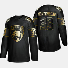 Florida Panthers Sam Montembeault #33 Authentic 2019 Golden Edition Black Player Jersey - Men's