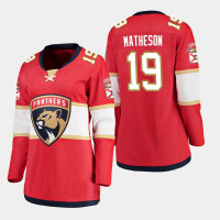 Women's Florida Panthers #19 Mike Matheson Home Breakaway Player Red Jersey