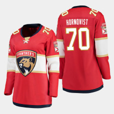 Women's Florida Panthers Patric Hornqvist #70 2020-21 Home Breakaway Player Red Jersey