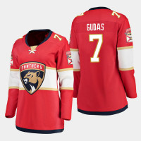 Women's Florida Panthers Radko Gudas #7 2020-21 Home Breakaway Player Red Jersey