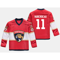 Youth Florida Panthers Jonathan Huberdeau #11 Replica Player Home Red Jersey