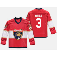 Youth Florida Panthers Keith Yandle #3 Replica Player Home Red Jersey