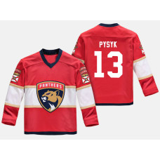 Youth Florida Panthers Mark Pysyk #13 Replica Player Home Red Jersey
